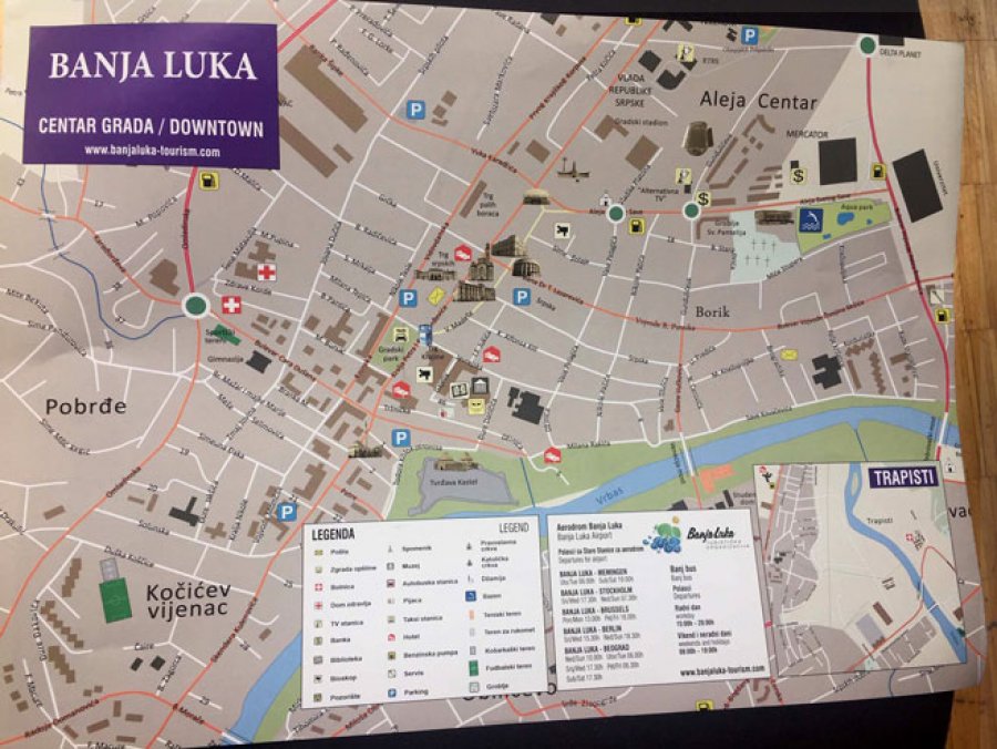 Banjaluka: Predstavljena prva maketa centra grada i redizajnirana mapa za turiste